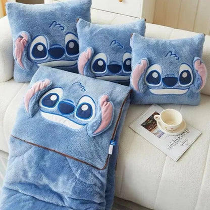 Stitch Throw Pillow Blanket